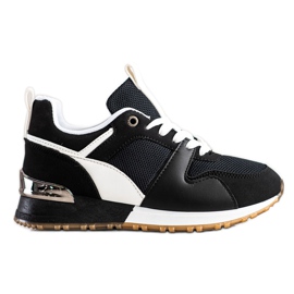 SHELOVET Schwarze Sportschuhe