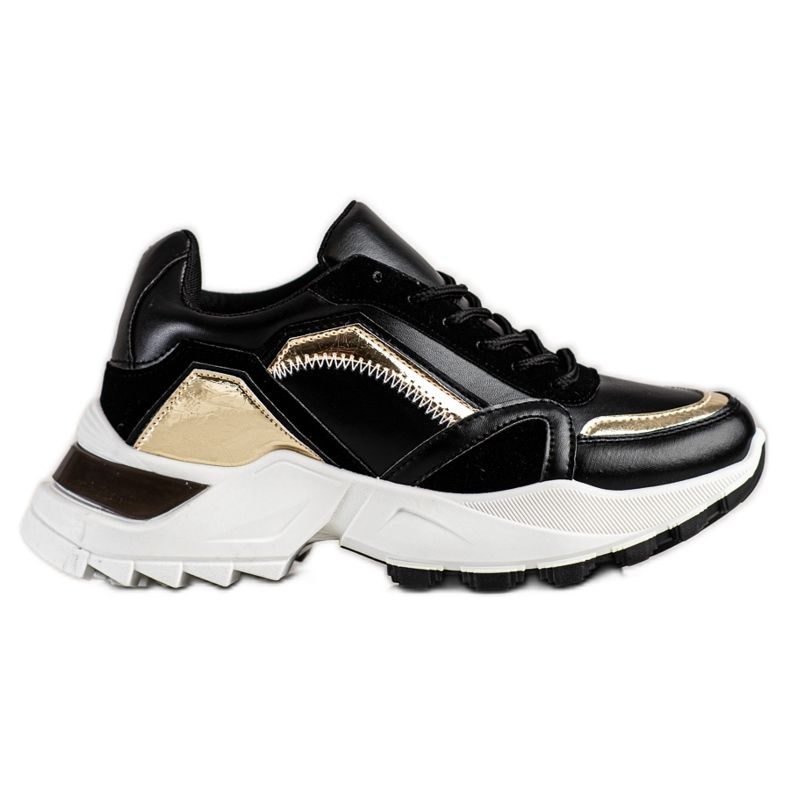 SHELOVET Stylische Sneaker schwarz