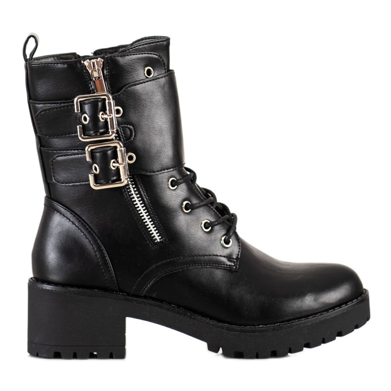 Cm Paris Schwarze Arbeiter mit Schnallen