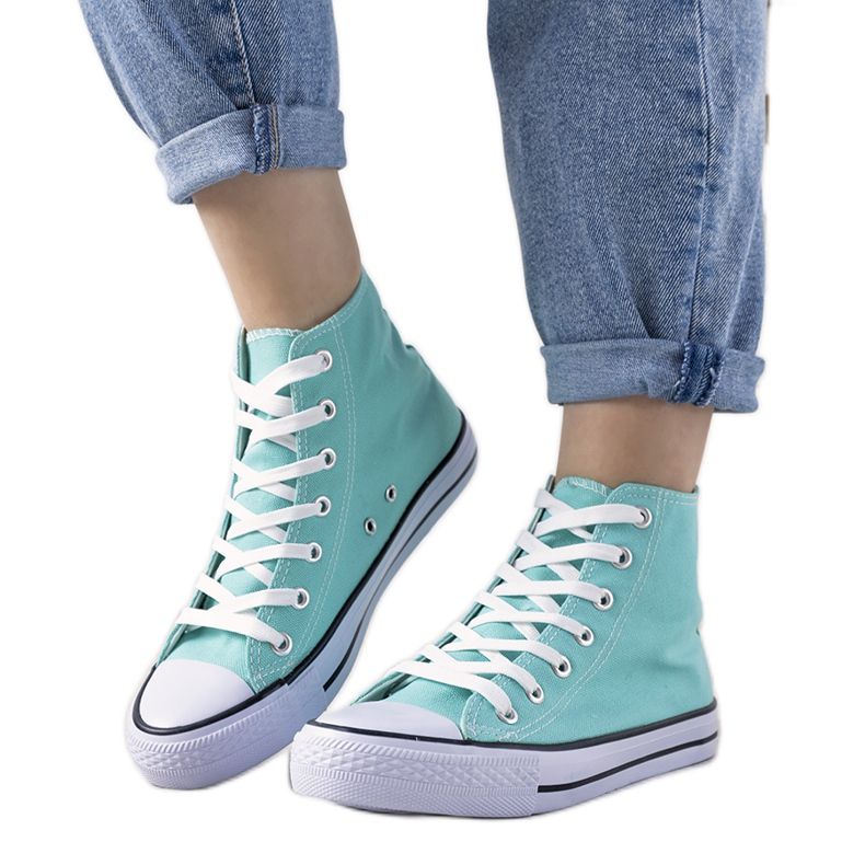 Türkis Sneaker Felis Knöchel blau