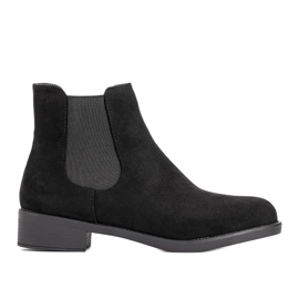 Schwarze klassische isolierte Damenstiefel Cristal