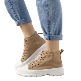 Sanabria beige Sneakers für Damen