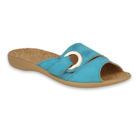 BEFADO S.A. Befado Damenschuhe pu 265D007 blau