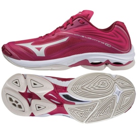 Mizuno Wave Lightning Z6 Low W V1GC200064 Volleyballschuhe rot orangen und rottöne