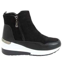 Schwarz NB511 Schwarze Stiefel auf einer Sportsohle