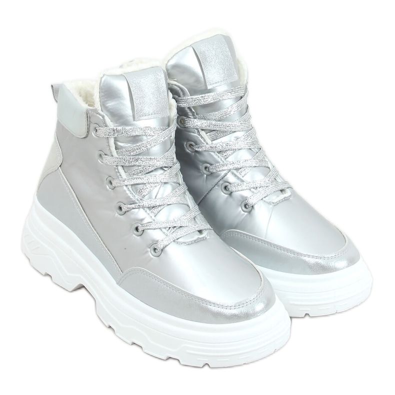 Silber isolierte Sportschuhe FA-3357 Silver silber-