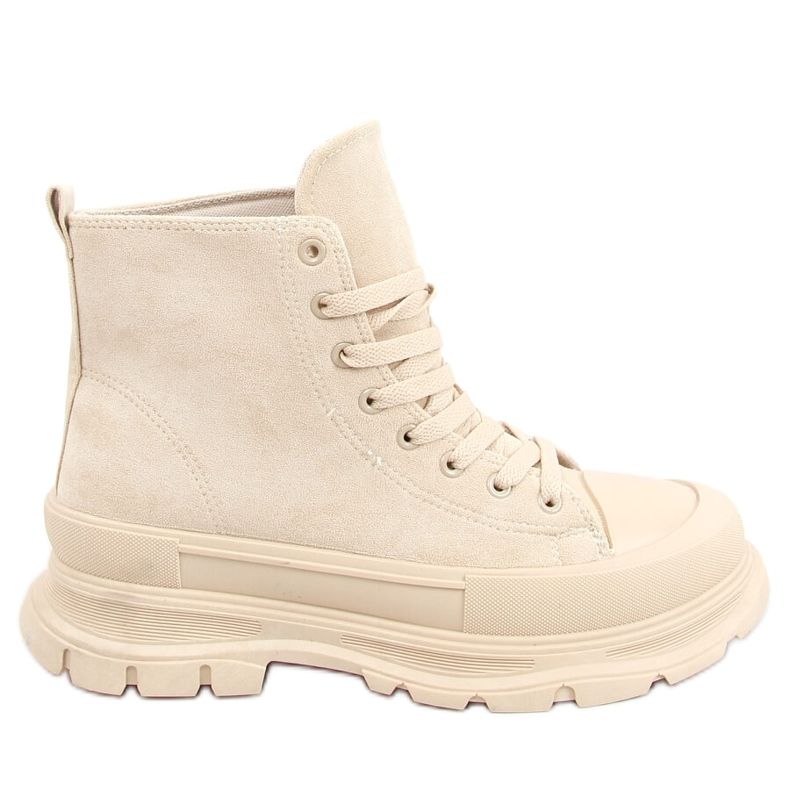 Beige Sneakers für Damen 85-730 Beige