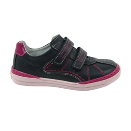 Brogues Kinderschuhe Ren But 3193 marineblau mehrfarbig rosa