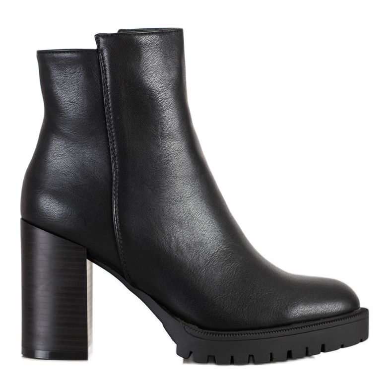 Lovery Klassische Stiefel aus Ökoleder schwarz