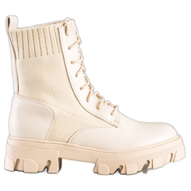 Seastar Slip-on-Arbeiter mit Socke beige