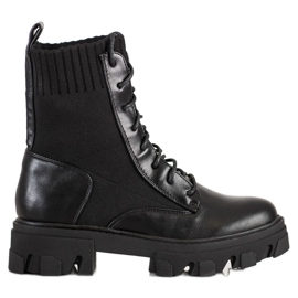 Seastar Slip-on-Arbeiter mit Socke schwarz