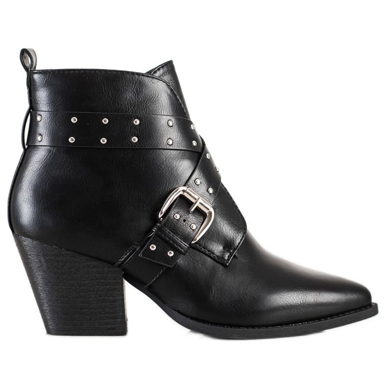 Lucky Shoes Rockstiefel auf der Post schwarz