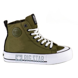Turnschuhe Damskei Big Star II274017 grün