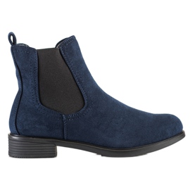 SHELOVET Stylische Chelsea-Boots blau