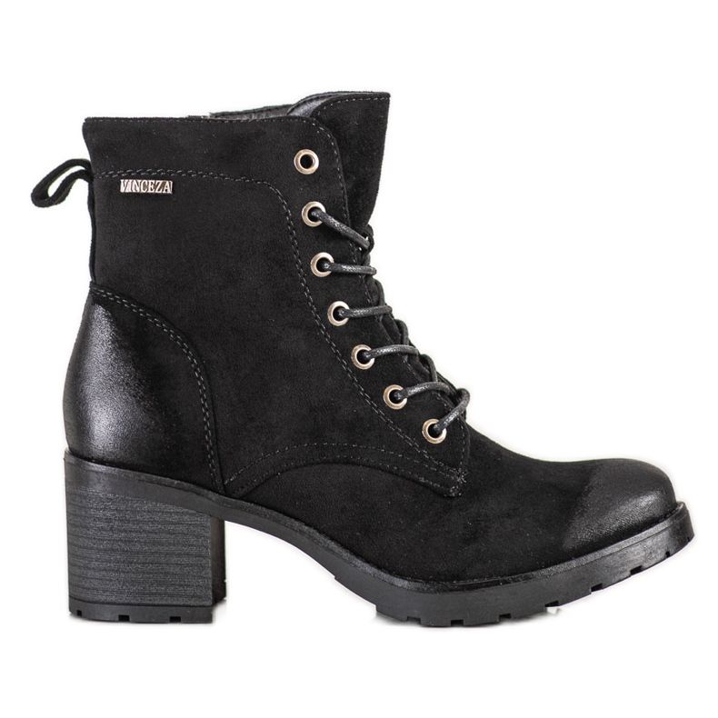 Lässige VINCEZA Stiefel schwarz