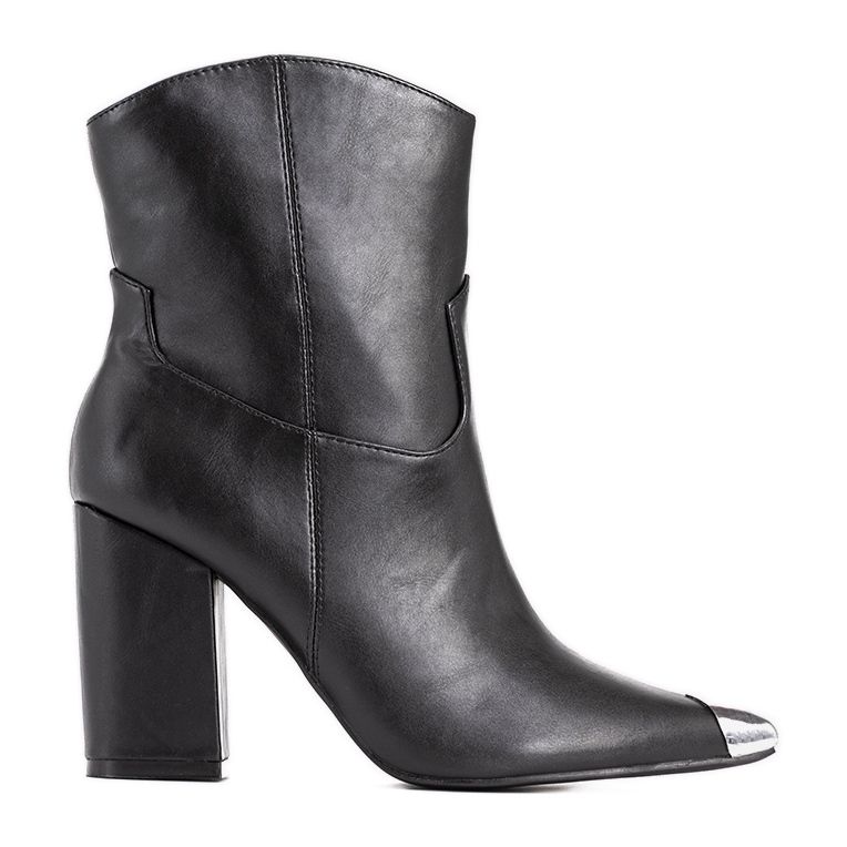 Schwarze bretonische Cowboystiefel