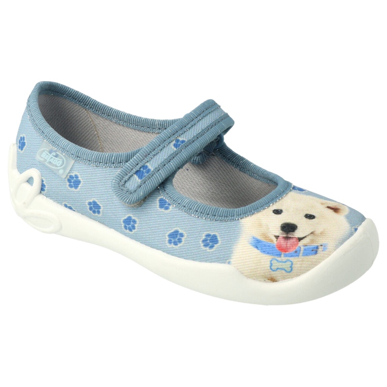Befado Kinderschuhe 114Y460 beige blau