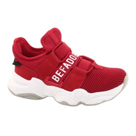 Befado Kinderschuhe 516Y064 weiß rot