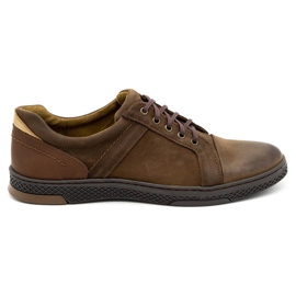 KOMODO Herren Leder Freizeitschuhe 883LK braun