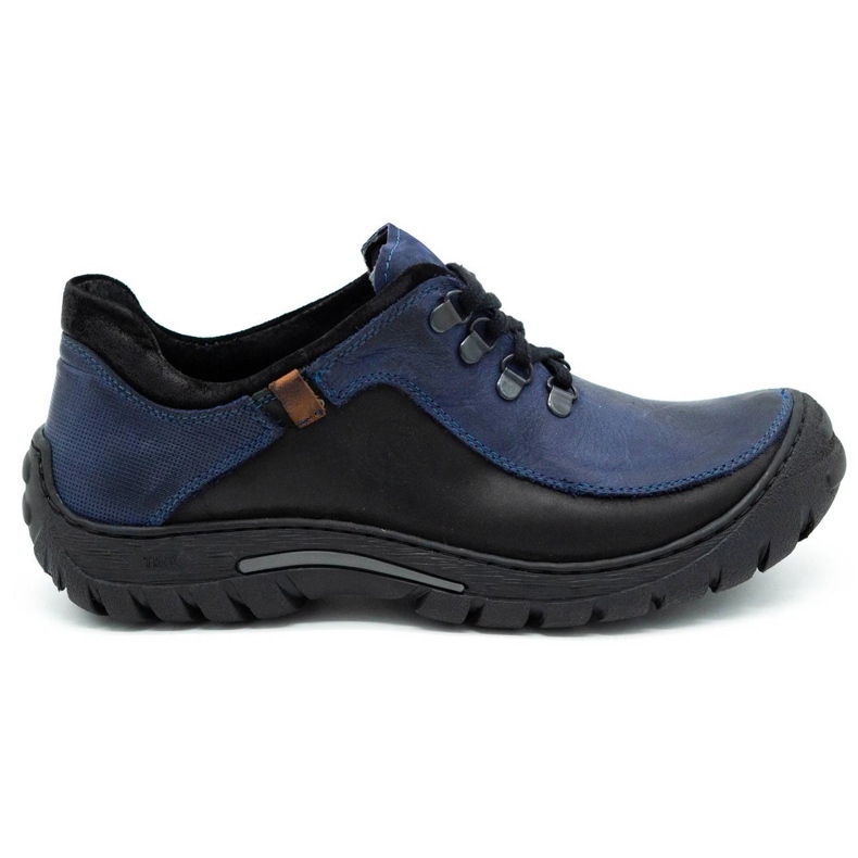 KOMODO Herren Trekkingschuhe Leder 917K marineblau