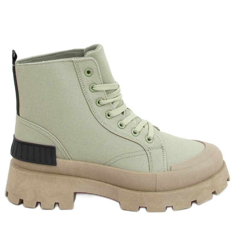 Grüne Trekking-Sneaker BL267P Grün