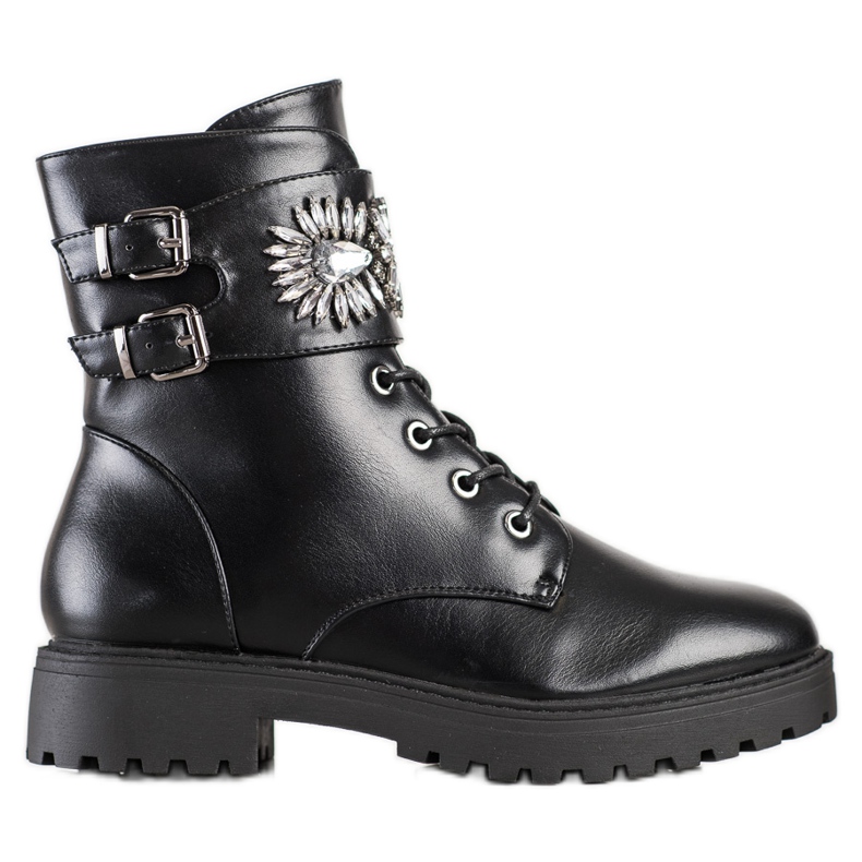 Bestelle Stilvolle Arbeiter mit Kristallen schwarz