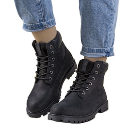 Black Big Star Amitee Damen Wanderschuhe schwarz