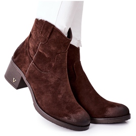 Vinceza Warme Stiefel aus Wildleder in Braun für Damen Hillbrook