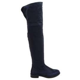 Overknee-Stiefel, marineblau MR-2 Navy