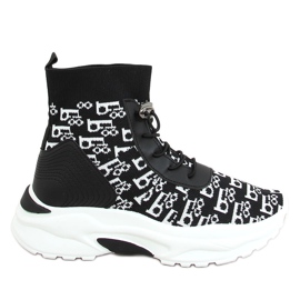 Schwarze Stiefeletten 85-743 Schwarz