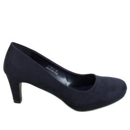 Pumps auf der marineblauen KZ600 Blue-Plattform