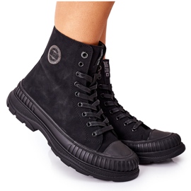 Damen Wanderschuhe Big Star II274351 Schwarz