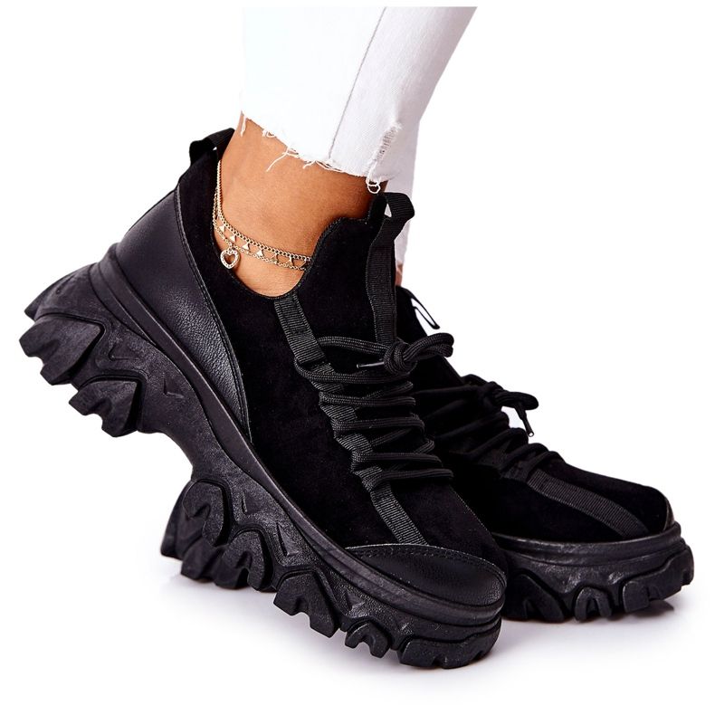 PS1 Damen Sportschuhe Sneakers Schwarz Miles