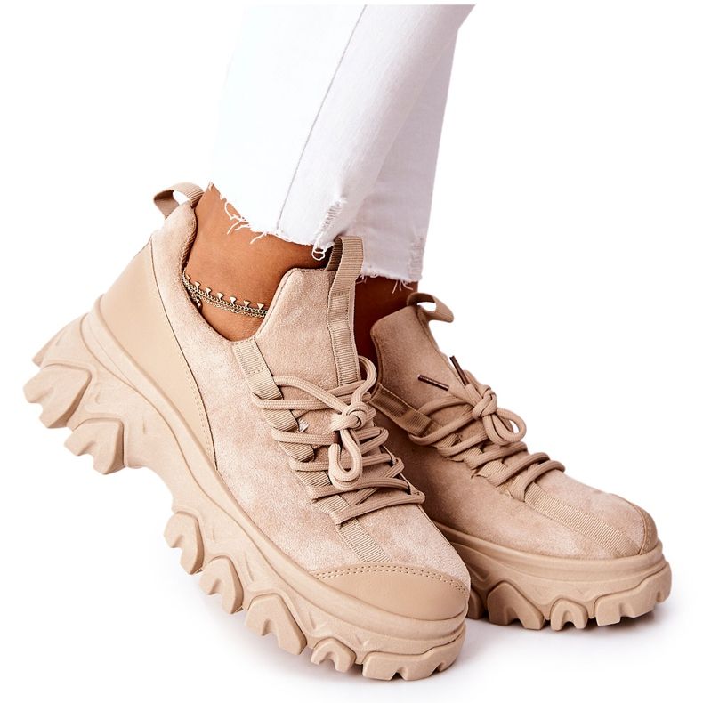 PS1 Damen Sportschuhe Sneakers Beige Miles