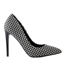 Kruse schwarz-weiße Stilettos für Damen