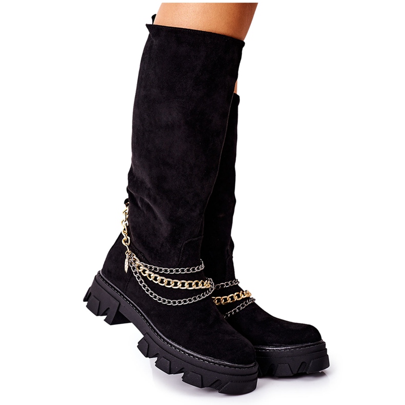 PS1 Hohe Stiefel für Damen Black Lagoon schwarz