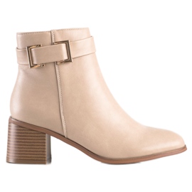 Seastar Elegante Stiefel aus Ökoleder beige