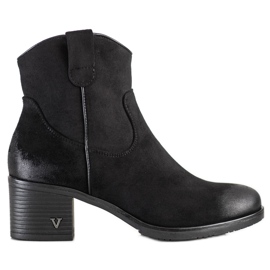 Bequeme Vinceza Wildlederstiefel schwarz