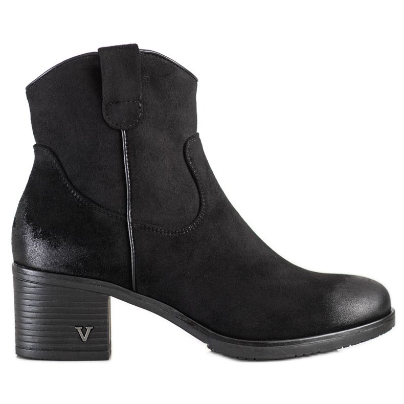 Bequeme Vinceza Wildlederstiefel schwarz