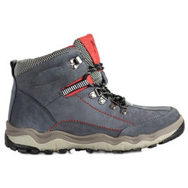 New Age Bequeme Trekkingschuhe blau