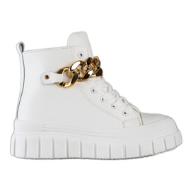 Seastar High-Top-Sneaker mit Kette weiß