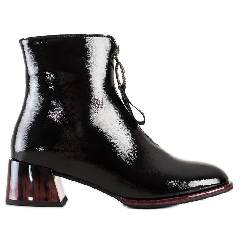 S. BARSKI Elegante Stiefel mit Reißverschluss S.BARSKI schwarz