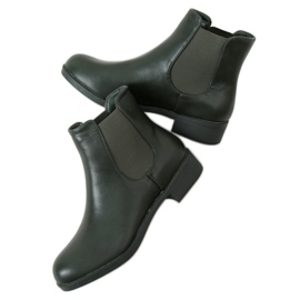 Klassischer Damen Chelsea Boots, grün 6217 Atpovirens