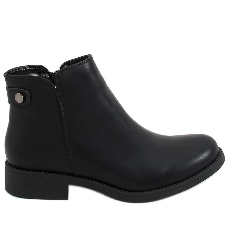 Schwarze Chelsea Boots für Damen MM-827 Black