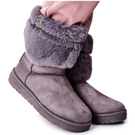 Damen Schneestiefel Big Star II274128 Grau