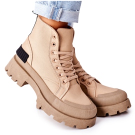 PS1 Any One Stiefel in Khaki für Damen beige