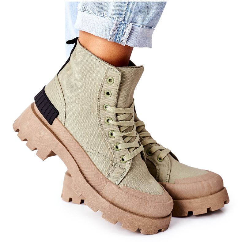 PS1 Damenstiefel Grün Any One