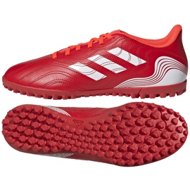 Adidas Copa Sense.4 Tf M FY6179 Fußballschuhe rot orangen und rottöne