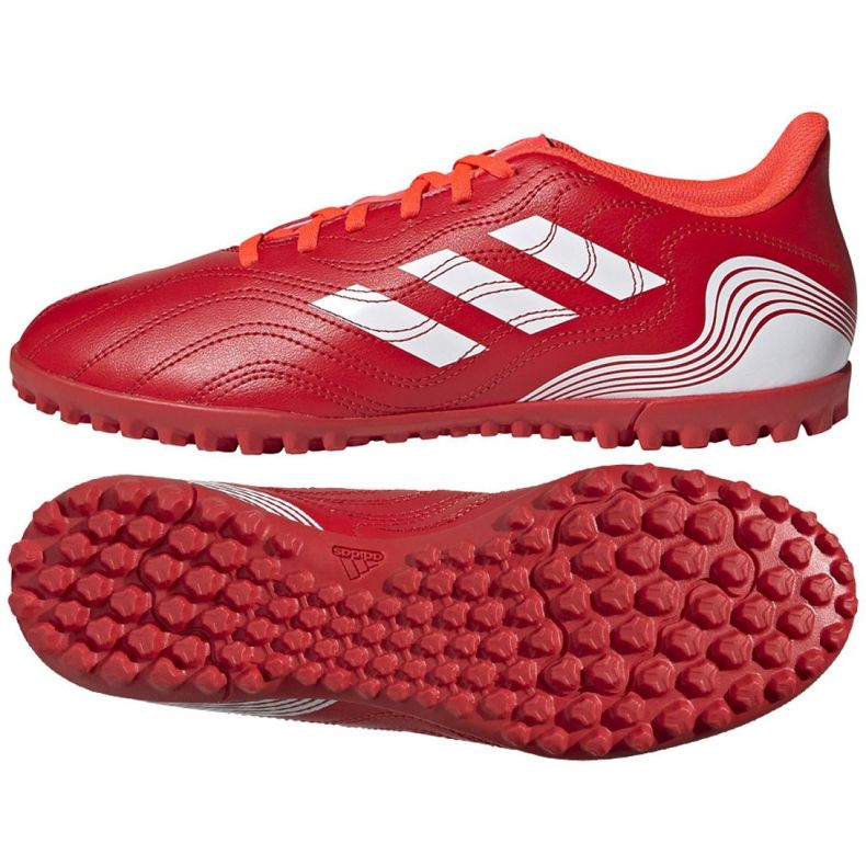 Adidas Copa Sense.4 Tf M FY6179 Fußballschuhe rot orangen und rottöne