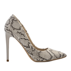 Andrews Schlangenleder-Motiv in Beige